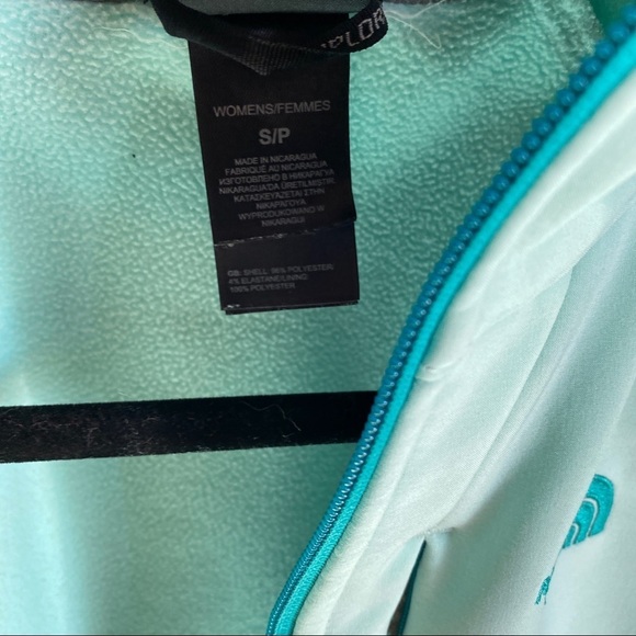 North Face Bionic Mint Blue Jacket - Picture 10 of 11